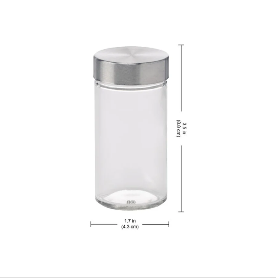 Kamenstein 12-Pack 3 oz Empty Jars with Stainless Steel Caps - Image 3